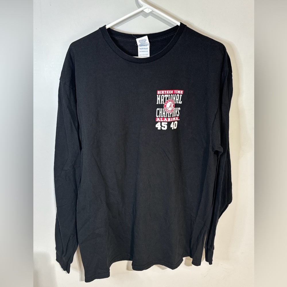 DELTA PROWEIGHT 16 Time National Champions Alabama 2015 45-40 SLEEVED T-Shirt XL